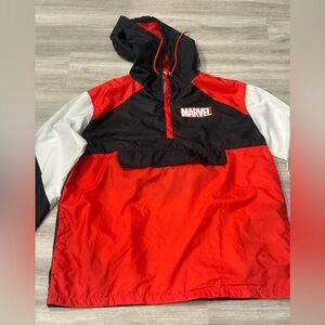 Marvel Red and Black Windbreaker